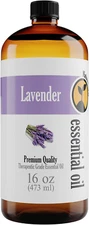 Lavender Essential Oil, 16 Ounce, Therapeutic Grade for Aromatherapy, Candle & S