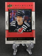 2023-24 Upper Deck Luke Hughes Honor Roll Superstar Rookie Card #HR38 RC. rookie card picture