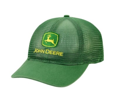 LP81105 John Deere Licensed Gree Trucker Soft Mesh Cap Green Hat