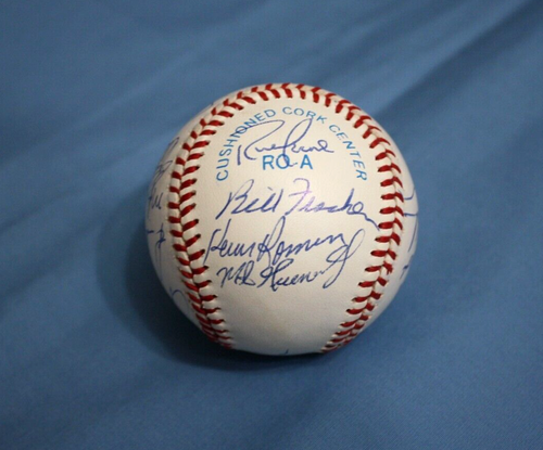 1989 Boston Red Sox team autographed baseball 21 sigs nm-mt with Clemens, Evans - Picture 7 of 8