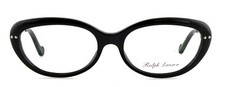 New RALPH LAUREN Purple Label RL6076-W 5001 53mm Black Eyeglasses Frames Italy