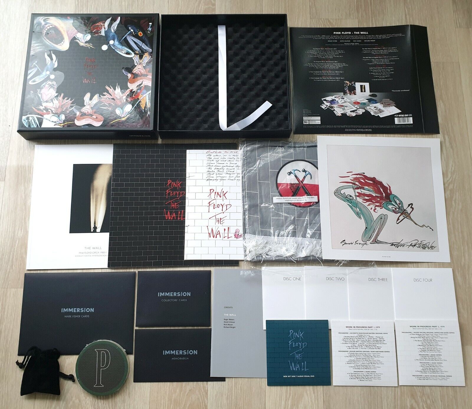 PINK FLOYD The Wall Immersion Box Set 6 CD DVD Mint