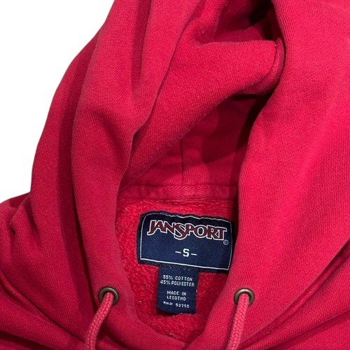 Wisconsin Badgers Hoodie Unisex Size Small Red Jansport Sweatshirt Graphic Print - Picture 4 of 6
