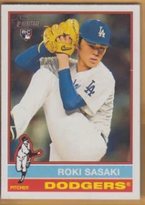 2025 Topps Heritage #224: Roki Sasaki(RC)