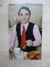 Charles Aznavour autograph signed 17x28 cm magazine image