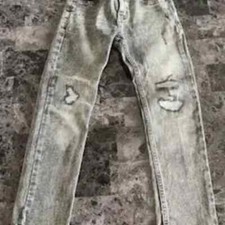 Wonder Nation Boys Rip Slim Fit Denim Jeans Elastic waistband
