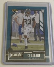 CJ Henderson 2020 Panini Playbook Rookie RC #182 Jacksonville Jaguars