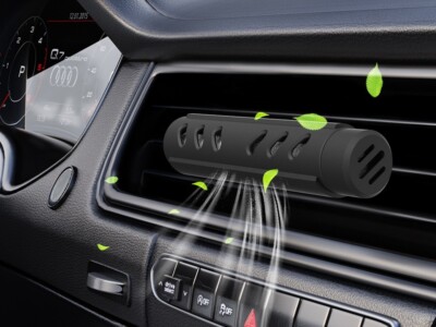 2024 2x Auto Lüftungsgitter Clip Erfrischer Parfüm Diffusor und 6 Aroma Duft