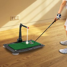 Adjustable Golf Swing Training Aid Hitting Trainer Ball Return Practice Tool US