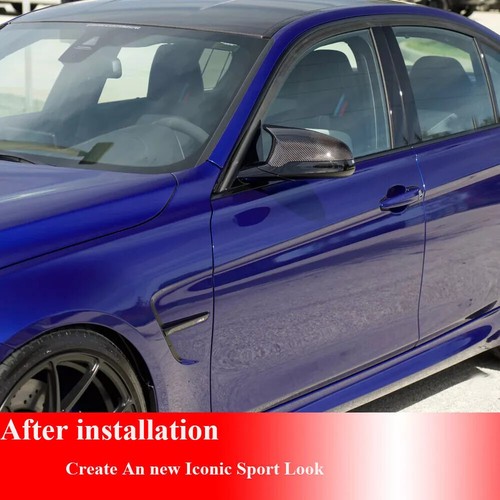 Calotte specchietti in carbonio alloggiamento specchietto retrovisore esterno adatte per BMW F80 M3 F82 F83 M4 F87 M2 - Foto 3 di 11
