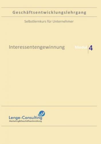 Thumbnail - Geschäftsentwicklungslehrgang / Geschäftsentwicklungslehrgang: Modul 4