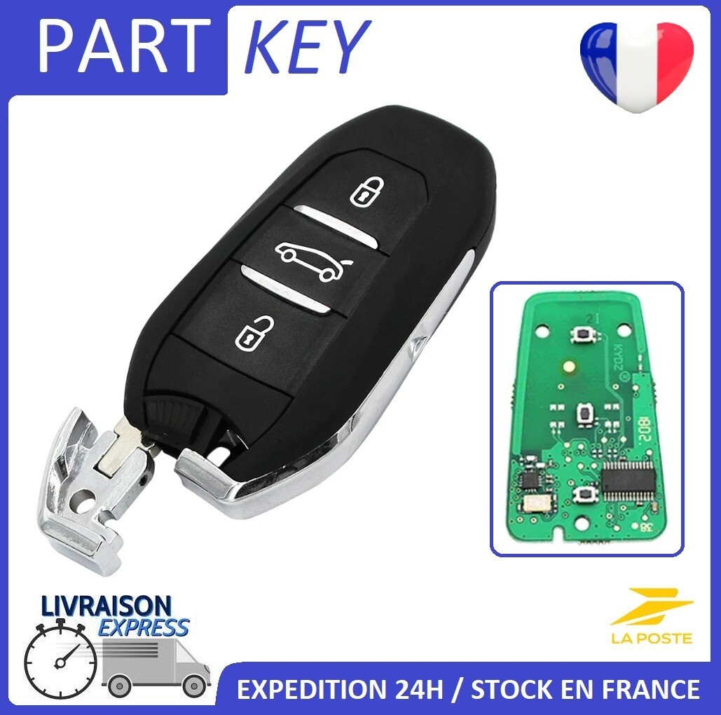 Clé télécommande vierge pour DS3 DS4 DS5 puce 4A HITAG AES électronique centralisation