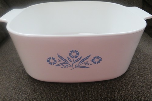 Vintage Corning Ware Blue Cornflower A-5-B 5QT. Casserole Dish (No Lid)