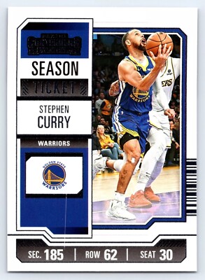 2023-24 Panini Contenders - Season Ticket #55 Stephen Curry | eBay