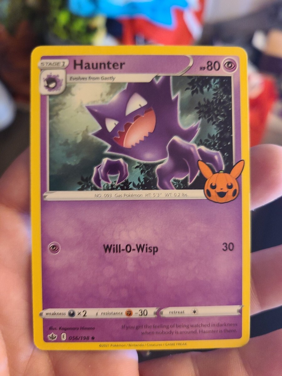 Haunter Pokemon Trick Or Trade 2021 56/198 RARE PACK FRESH Card | eBay