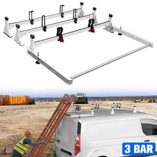 2/3 Bars Van Roof Ladder Rack for RAM ProMaster City 2015-On w/Rear Cargo Roller