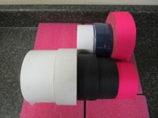 Pro Tapes Pro Gaff Premium Gaffers Tape 9 Assort Partial Rolls; White Black Pink
