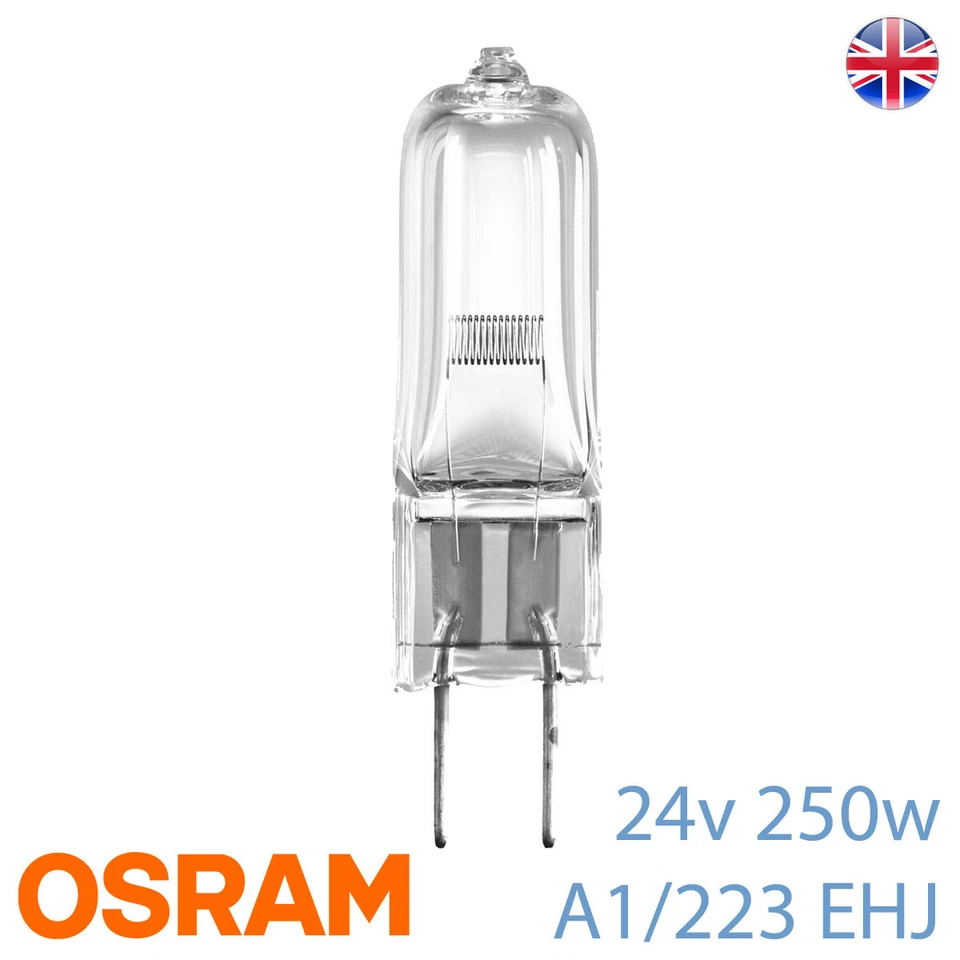 Osram A1/223 24v 250w G6.35 EHJ XENOPHOT 64655 Disco Projector Bulb Lamp A1 223 - Image 2 of 3