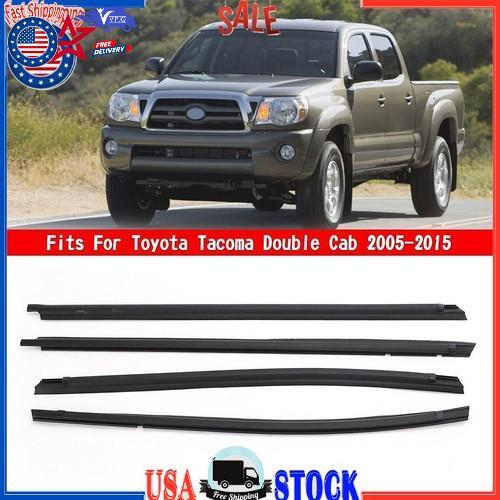 Tacoma Double Cab 2005-15 Car Exterior Window Weatherstrip Seal Belt Moulding