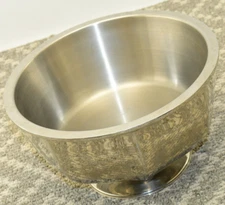 Vollrath 47662 Stainless Steel Pedestal Bowl Serving Insulated Large 10.5" SS