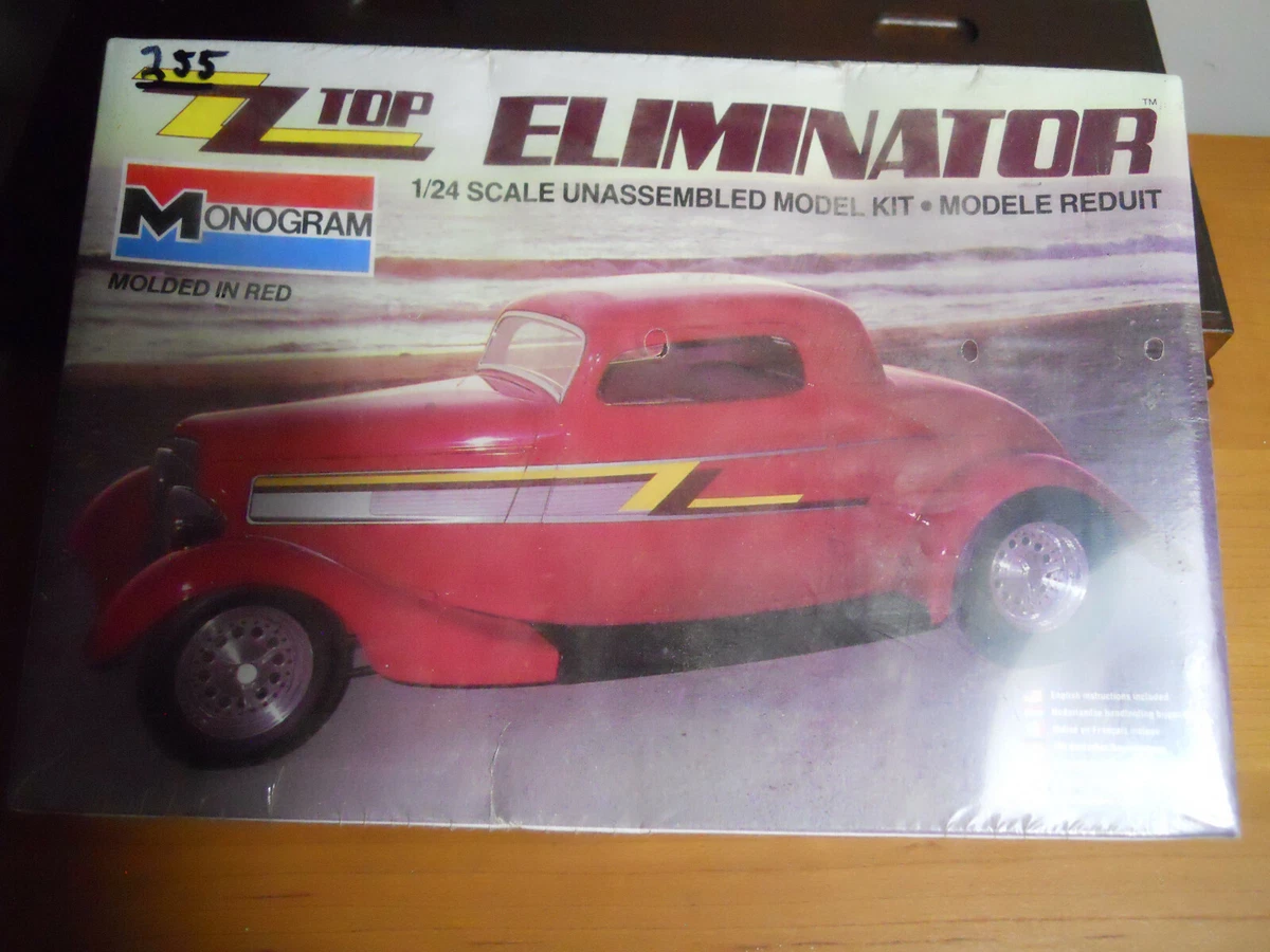MONOGRAM ZZ TOP ELIMINATOR Ford 1933 3 Window Coupe Model Kit in scale 1 24