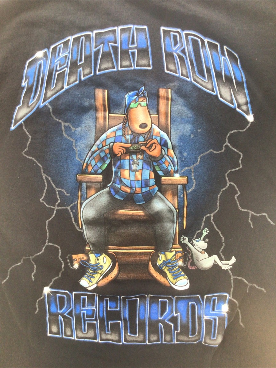 Death Row Records T-Shirt Snoop Dogg Short Sleeve Electric Chair