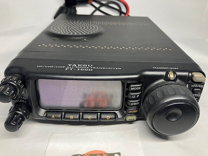 Yaesu FT-100D HF/VHF/UHF Transceiver HF band despite its Yaesu FT-100D HF/VHF/UHF Transceiver HF band despite its