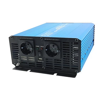 SOLARTRONICS Wechselrichter 2000 Watt 24V zu 230V Reiner Sinus Spannungswandler TS USB 0%