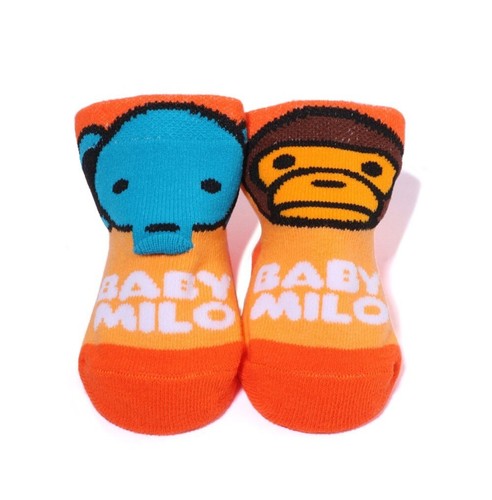 A BATHING APE BAPE KIDS BABY MILO FRIENDS BABY SOCKS 2L30567005 z - Picture 11 of 16