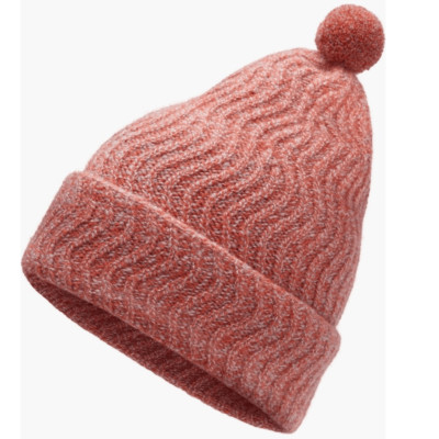 Allbirds Toddler' Smallbirds Pompom Merino Wool Beanie Hat, Red Maple, S/M, NWT