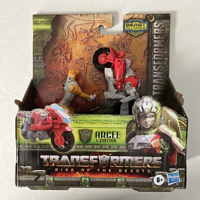HASBRO TRANSFORMERS 7 RISE OF THE BEASTS WEAPONIZER ARCEE & CHEETOR FIGURE
