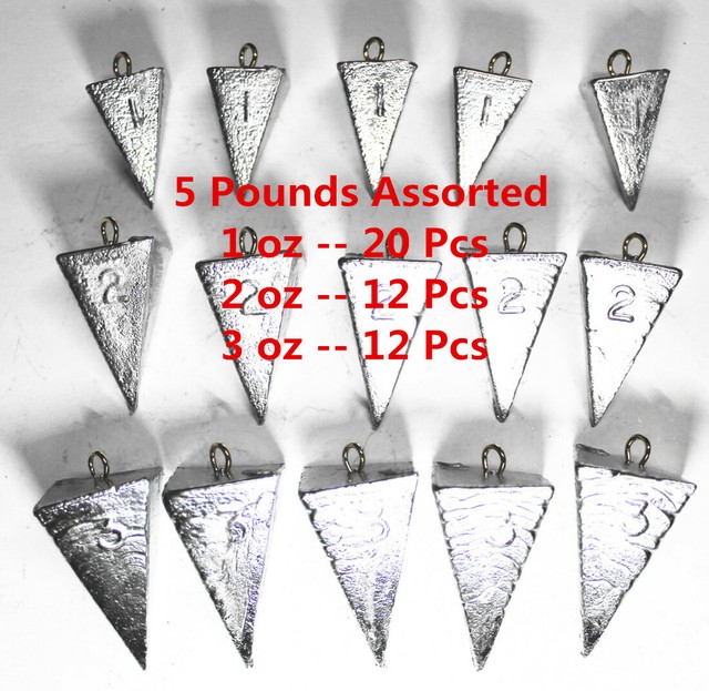 5 LB Pyramid Sinkers Fishing Sinkers assorted weights select eBay