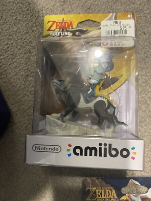 WOLF LINK AMIIBO Zelda Twilight Princess HD Nintendo Switch Wii U Midna