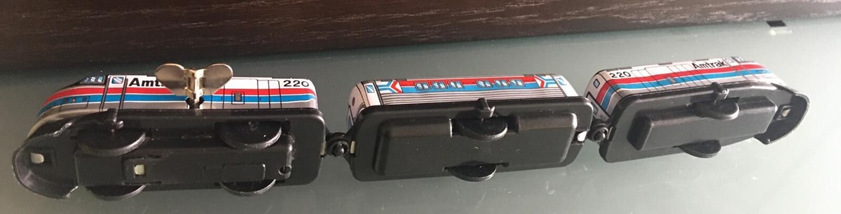 AMTRAK WIND UP EXPRESS TRAIN Y JAPAN TIN & PLASTIC WORKS IN AMTRAK WIND UP EXPRESS TRAIN Y JAPAN TIN & PLASTIC WORKS IN