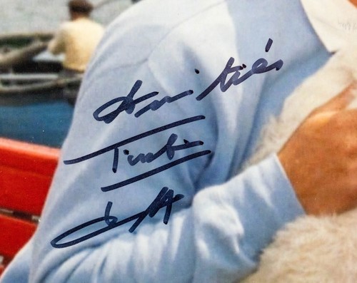 1965 Signed Photo of Jean-Pierre Talbot: Actor of Tintin Golden Fleece 100% Orig - Picture 2 of 6