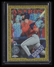 DAVID HENSLEY 2023 Topps Mojo Gold 39/50 ASTROS