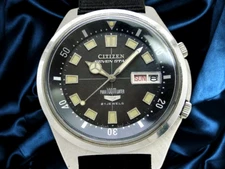 Citizen Seven Star Diver APSS 2812-Y 21J Black Dial 100M Inner Bezel [NewVideo]