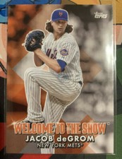 2022 Topps Baseball Series 1 MLB Welcome To The Show Jacob De Grom Mets #WTTS-35