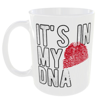 MONACO FLAGGE TASSE IT'S IN MY DNA FINGERABDRUCK KAFFEE TEE LAND ER GESCHENK TASSE WELT