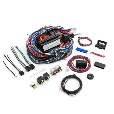 Speedmaster Universal 20 Circuit Wiring Harness Kit Street Rod Hot Rod Race Car