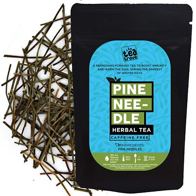 Organic White Pine Needle Tea|Himalayan Spring Pine Needle for coughs &Cold 50Gm