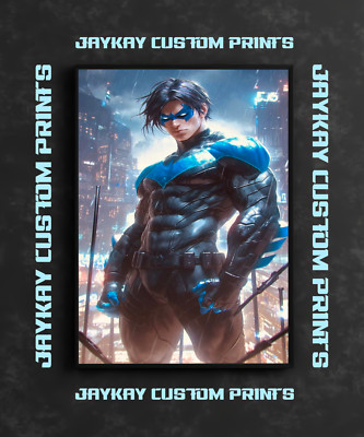 Nightwing Dick Grayson Teen Titans DC Universe Comics Poster Print - No Frame