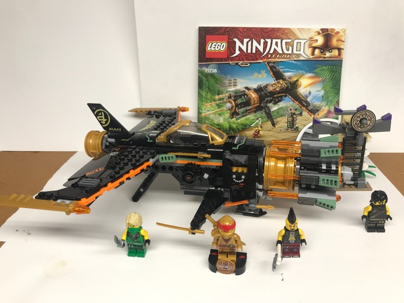 LEGO Ninjago: Boulder Blaster #71736 99.9% Complete w/manual and minifigs