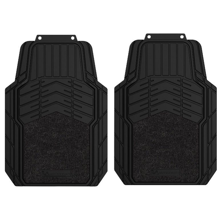 Tapis de sol Michelin universel noir caoutchouc moquette auto voiture protection