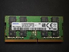 Samsung 16GB DDR4 2666MHz PC4-21300 SODIMM Laptop RAM 2Rx8 M471A2K43CB1-CTD