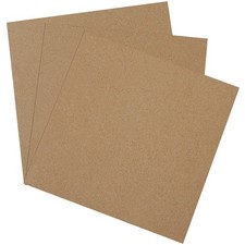 Heavy Duty Chipboard Pads 12" x 12" Kraft 490 Pack