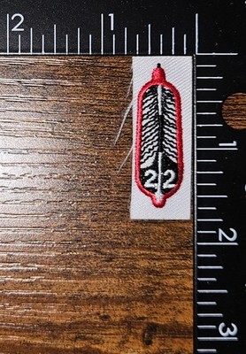 Boy Scout Order of the Arrow Mini Arrow Octoraro Lodge 22 OA WWW Patch
