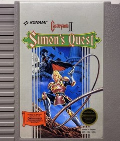 Castlevania II Simon's Quest Nintendo NES - Autentico - Pulito e testato