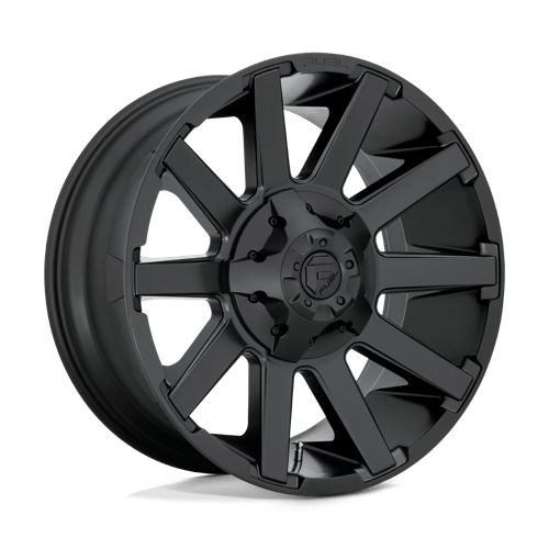 (Set-4) Fuel D437 Contra 20X9 5X139.7 Satin Black 1mm Wheels Rims 20 Inch - Foto 5 di 11