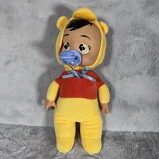 Disney Baby Winnie the Pooh Costume Doll Plush Body Pacifier Toy